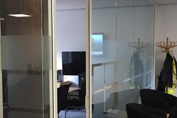 Glazed partitioning in Fareham