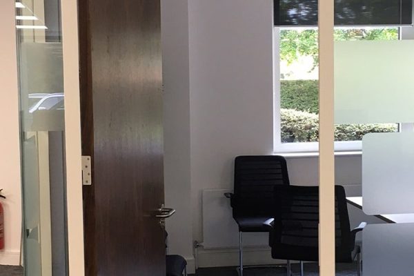 Glazed partitioning in Fareham