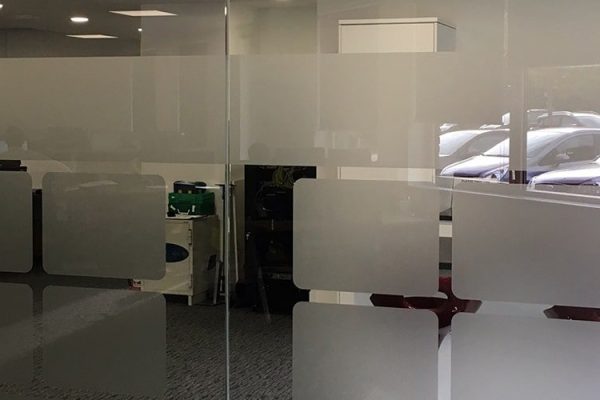 Glazed partitioning in Fareham
