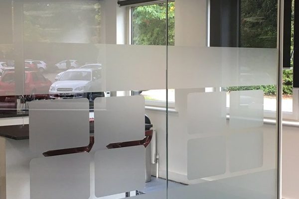 Glazed partitioning in Fareham