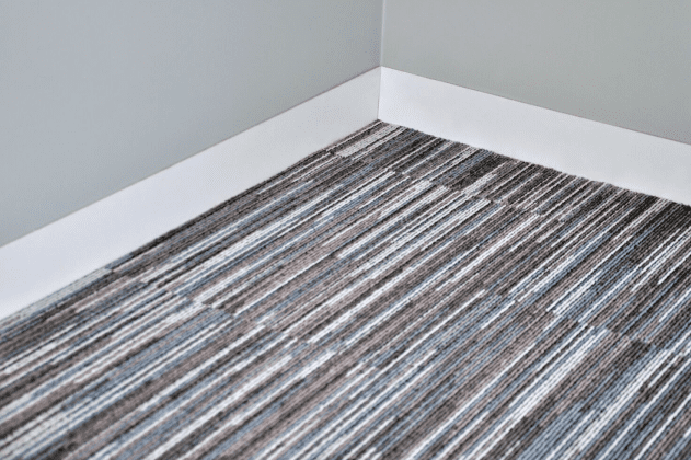 Carpet fitted up to wall in Ringwood