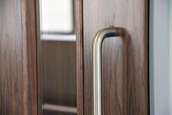 Wooden heavy duty door in Ringwood office fit out