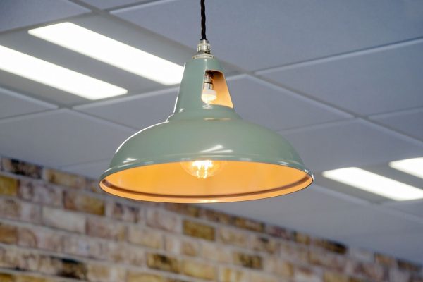 Modern rustic lighting from suspended ceiling