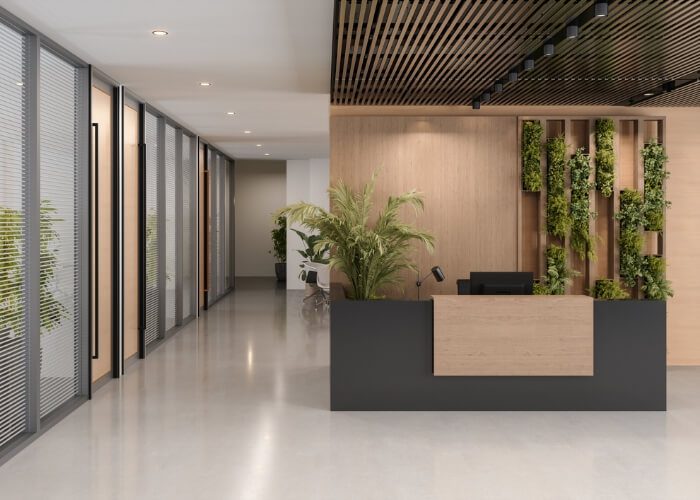 reception office fit out