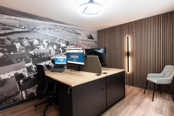 office design and installation for MC Roofing