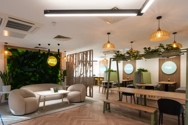 office/warehouse design fit out for Good Energy HQ