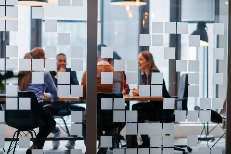 glass partition wall