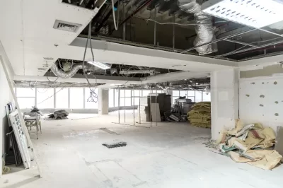 Office Building Construction Work Start
