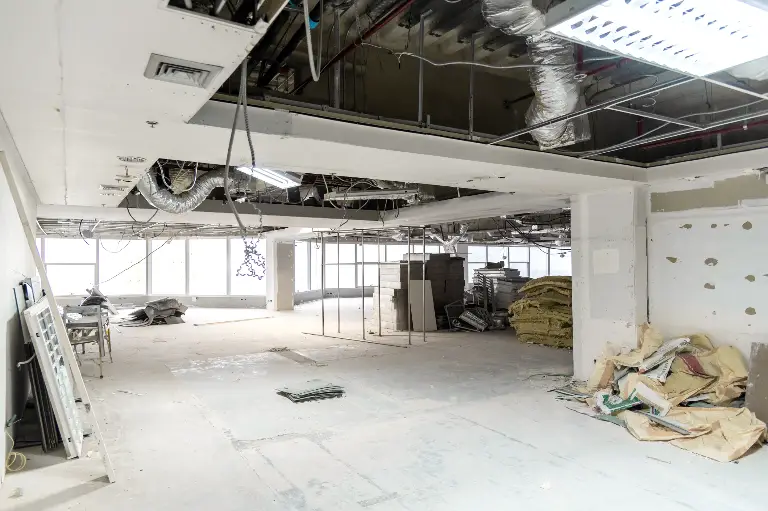Office Building Construction Work Start