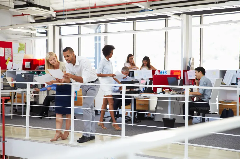 mezzanine floor office design